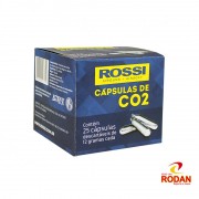 Cápsula de CO2 Caixa com 25 cápsulas - Cilindro descartável Original Rossi - Cod.1303